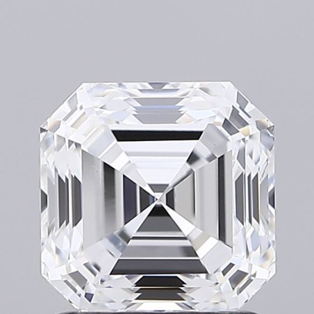 Diament laboratoryjny bezbarwny szlif szmaragdowy kwadratowy, 1.37ct, VVS1, D, IGI, LG622490870